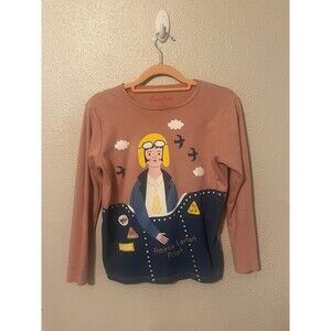 Piccolina Amelia Earhart SS Trailblazer Long Sleeve Tee Size 12